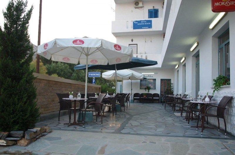 Serifos Beach Hotel Livádi Kültér fotó